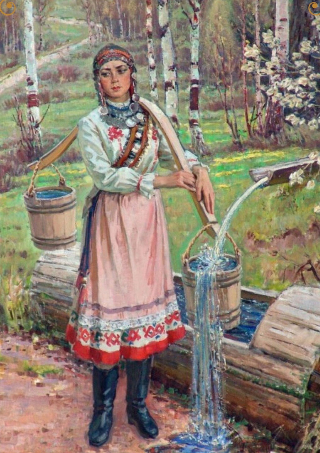 Голенькие девчонки с косичками
