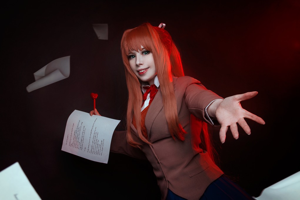 Моника косплей Doki Doki