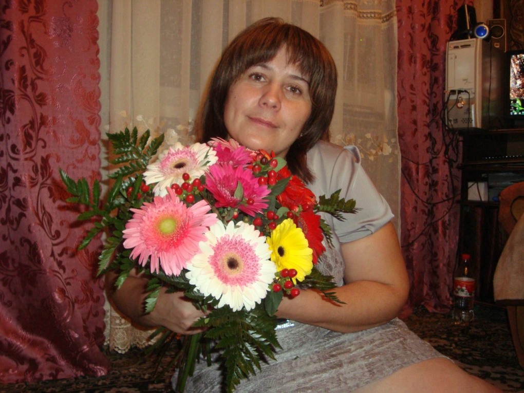 Лена Третьякова в белье