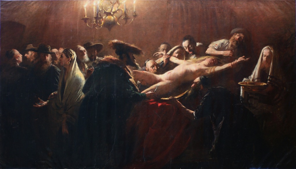 Михай Мункачи, «Кровавый ритуал» (1882-1887).