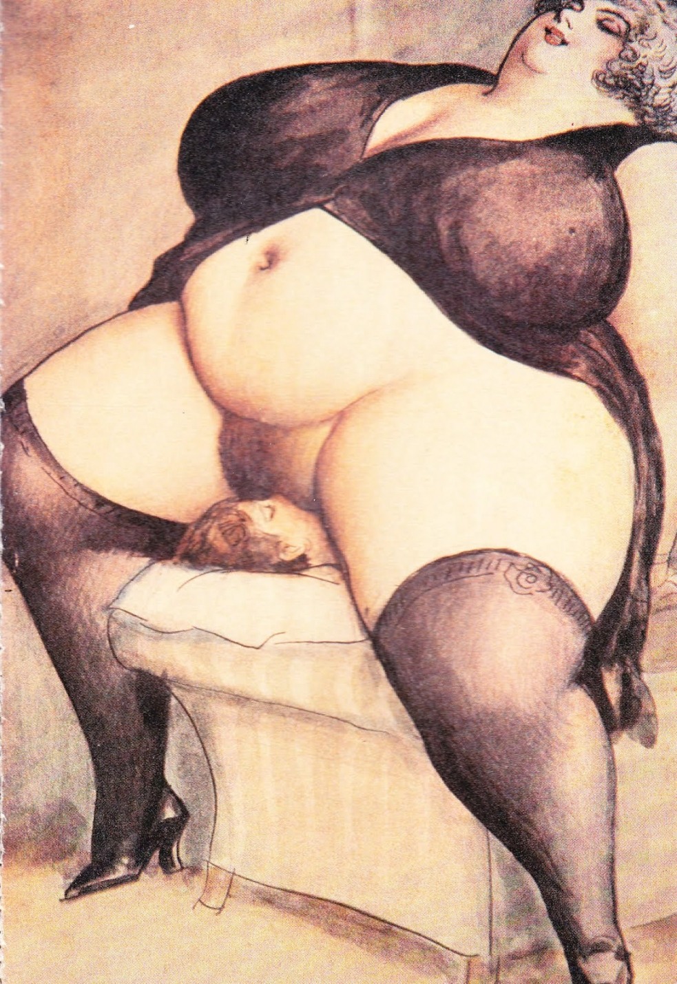 Ретро пышка Карен Браун xxx