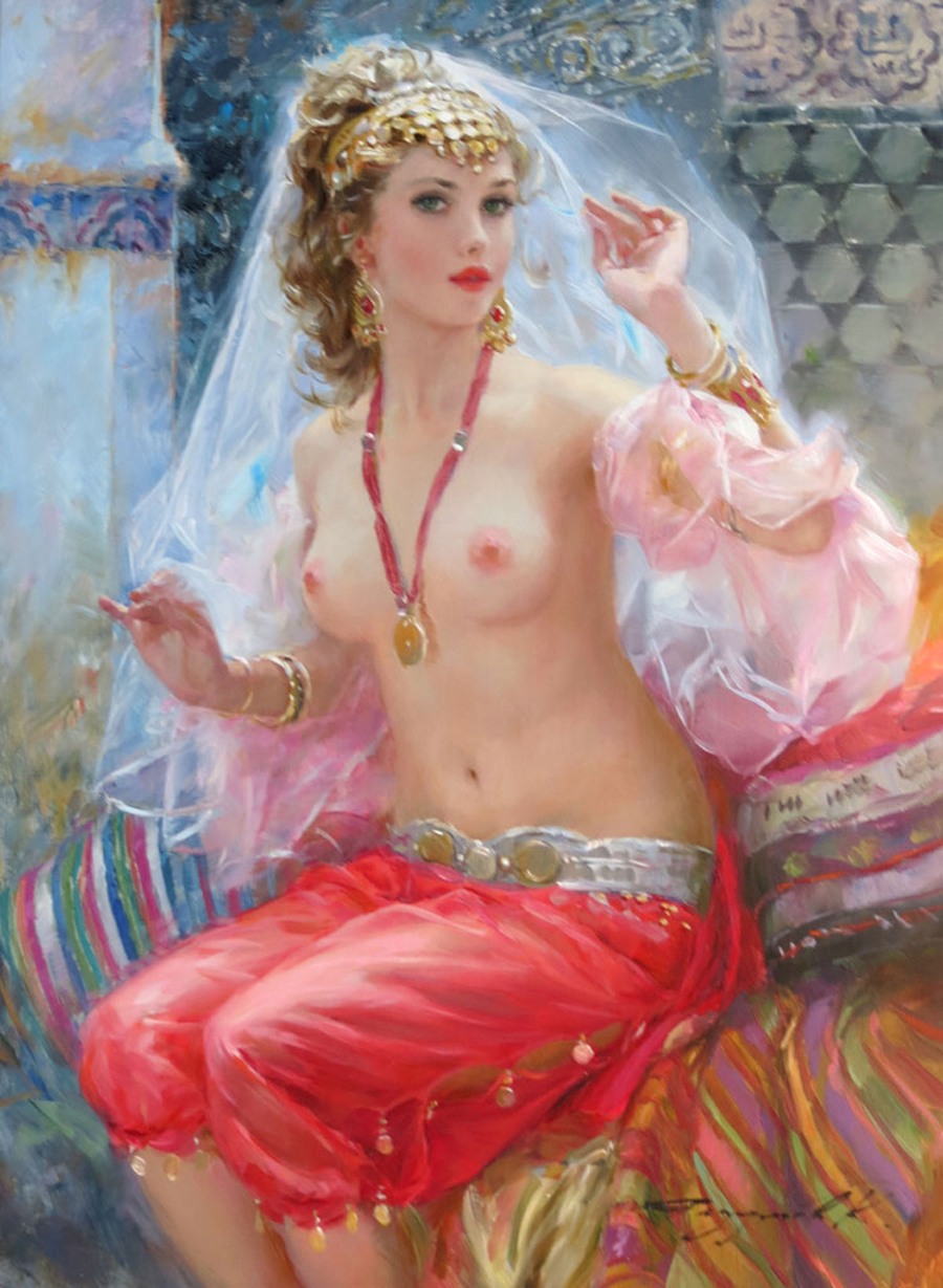 Сисястую трах в гареме