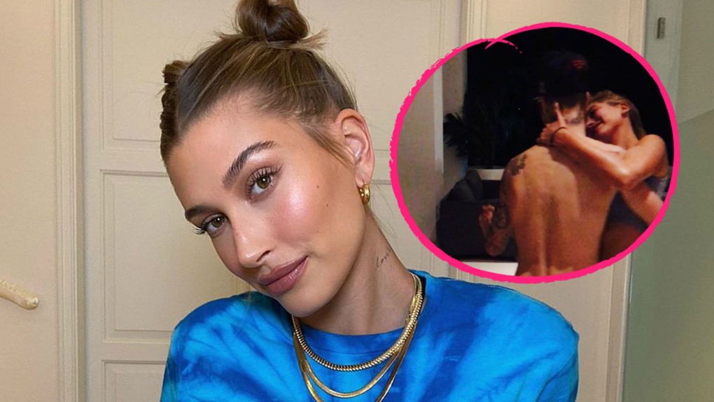 Хейли Бибер растяжки на попе