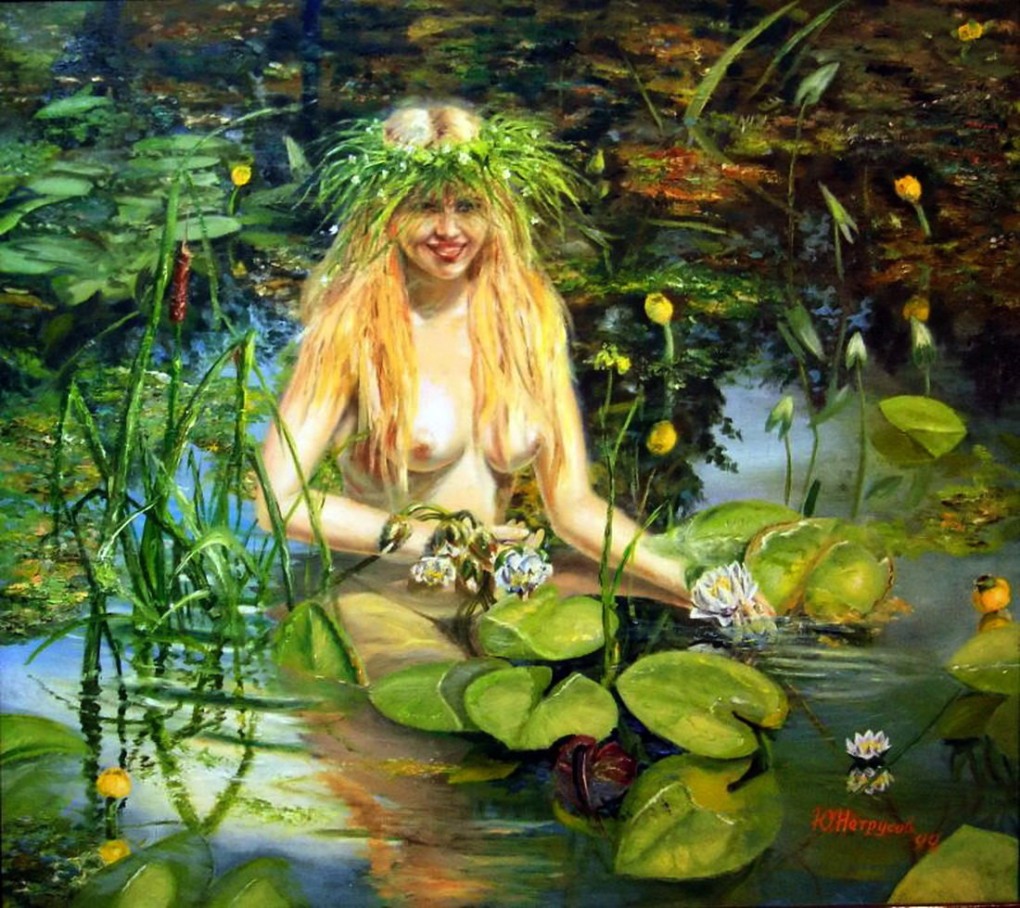 Ивана Купала ню Рисованные