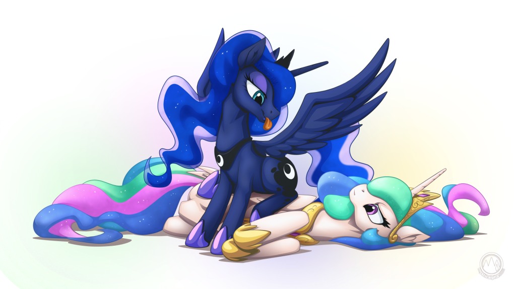 MLP принцесса Луна 3d Антро