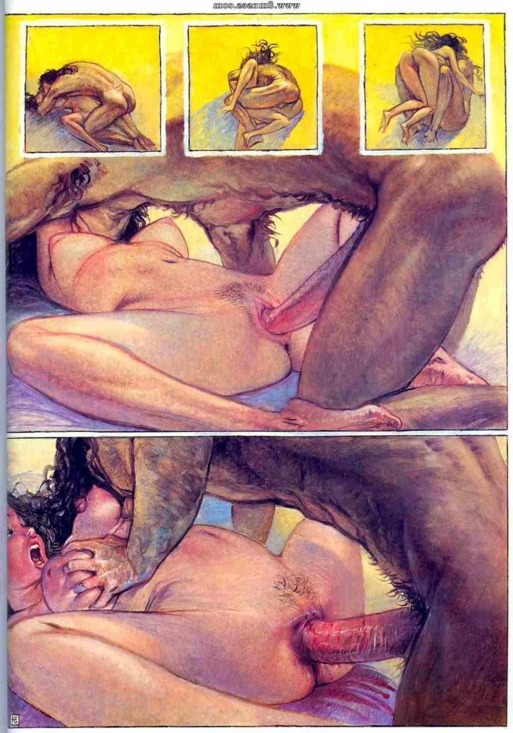 Milo Manara комиксы золотой осел