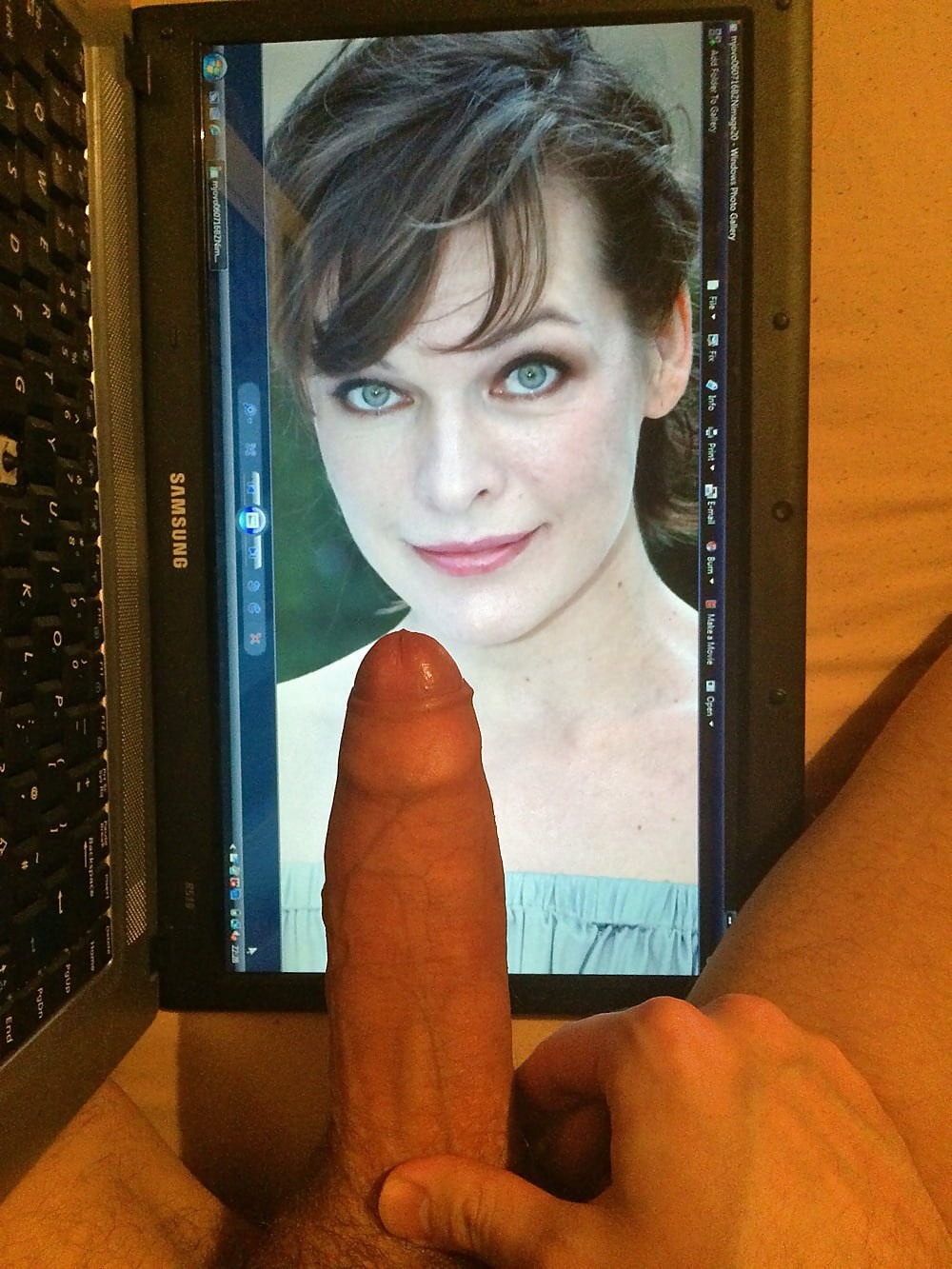 Милла Йовович cumshot Tribute