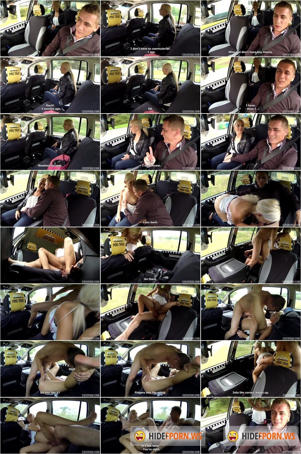 Ебля с таксистом Чехия