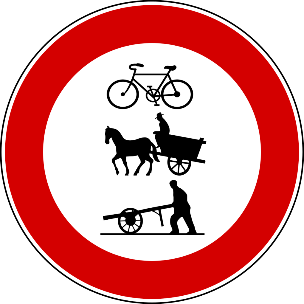 Дорожные знаки в Литве