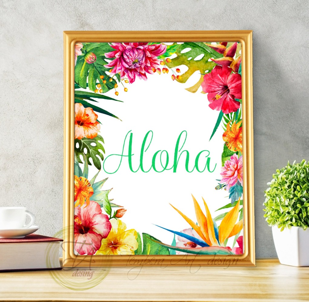 Aloha illustration