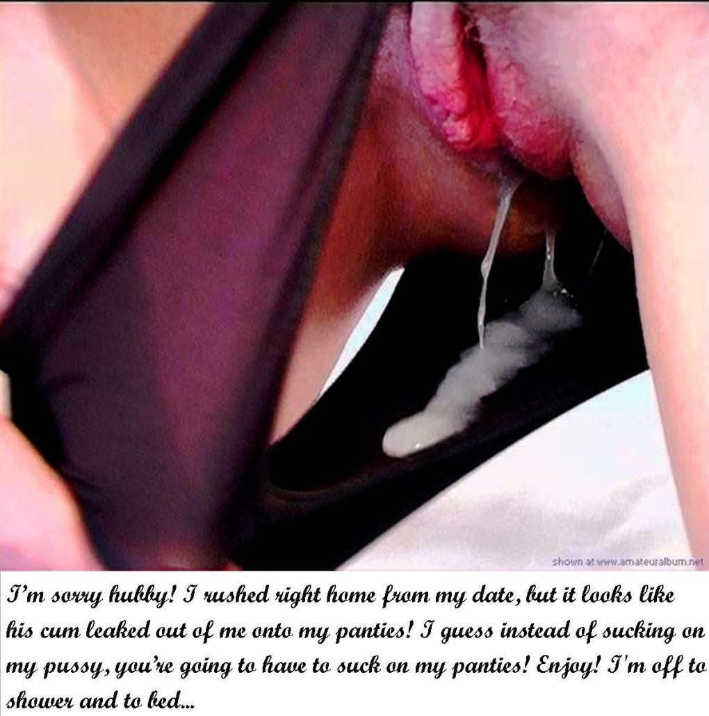 Запихнула трусики в рот