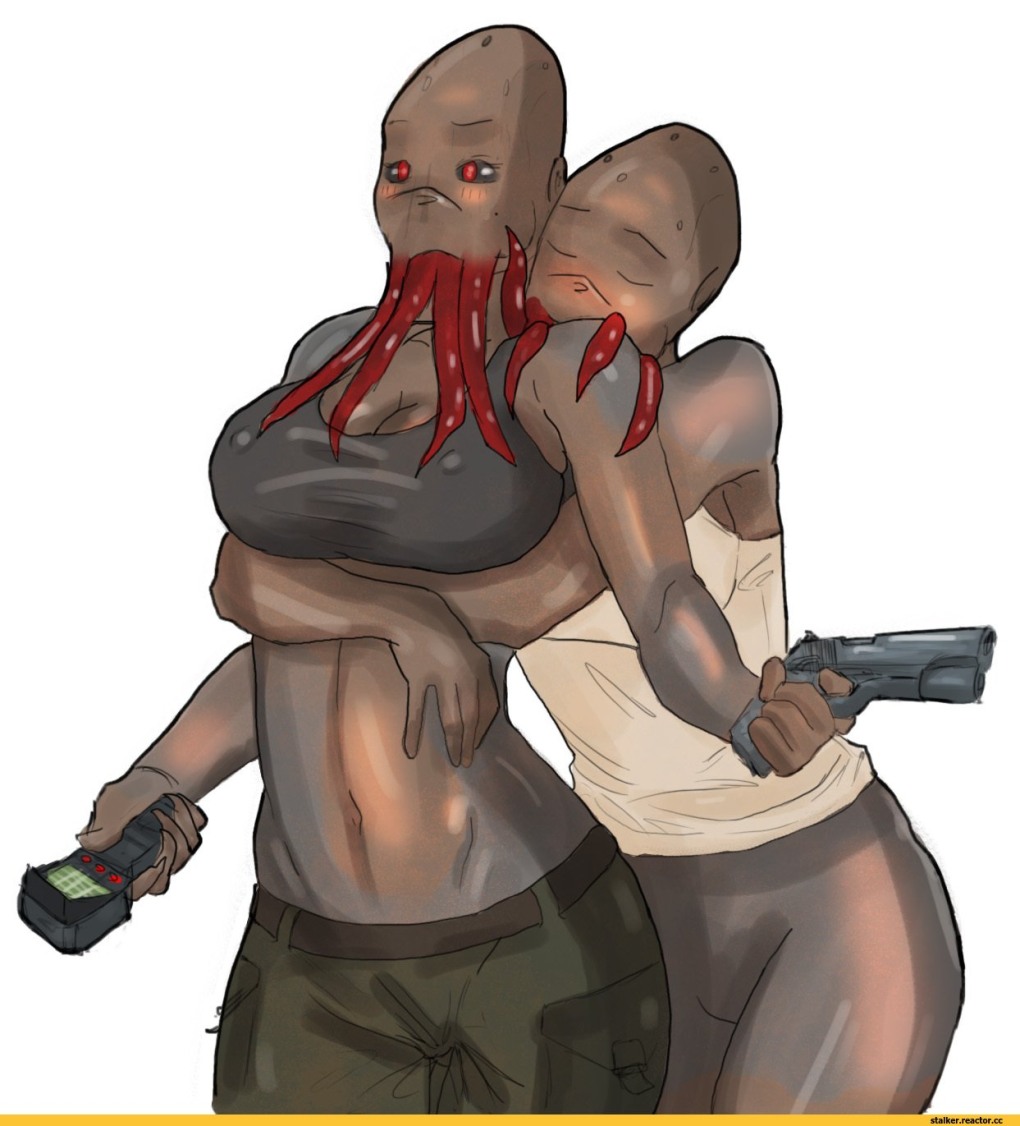 Хентай комиксы 3д монстры Stalker