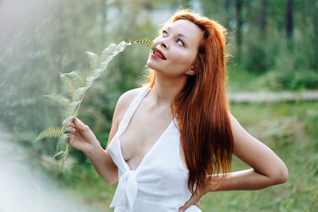Фотосессия девушки с мужчиной но без