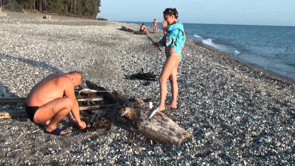 Заброшенный ресторан в Пицунде