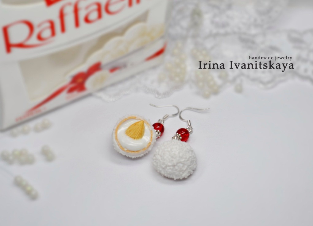 Сережки из полимерной глины