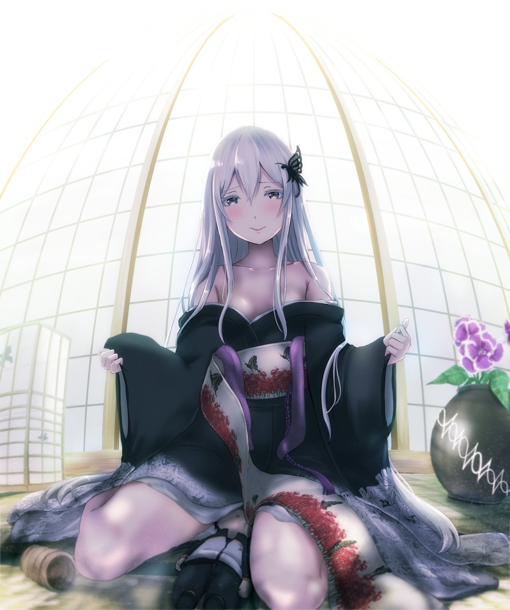 Re Zero Emilia в купальнике