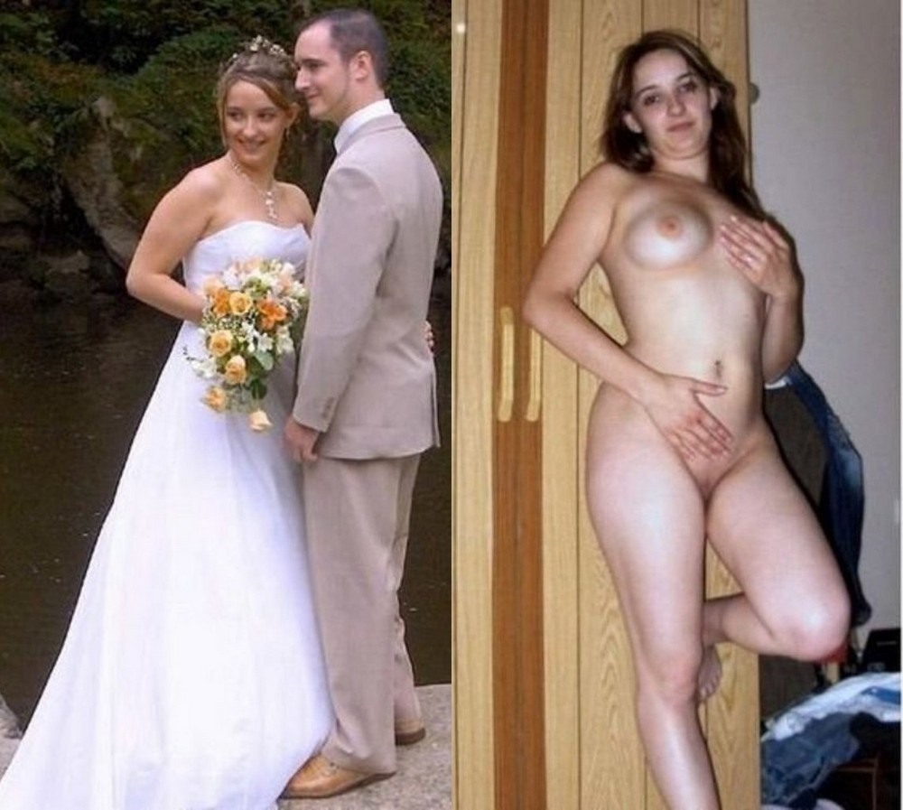 Невесты одетые и раздетые sex