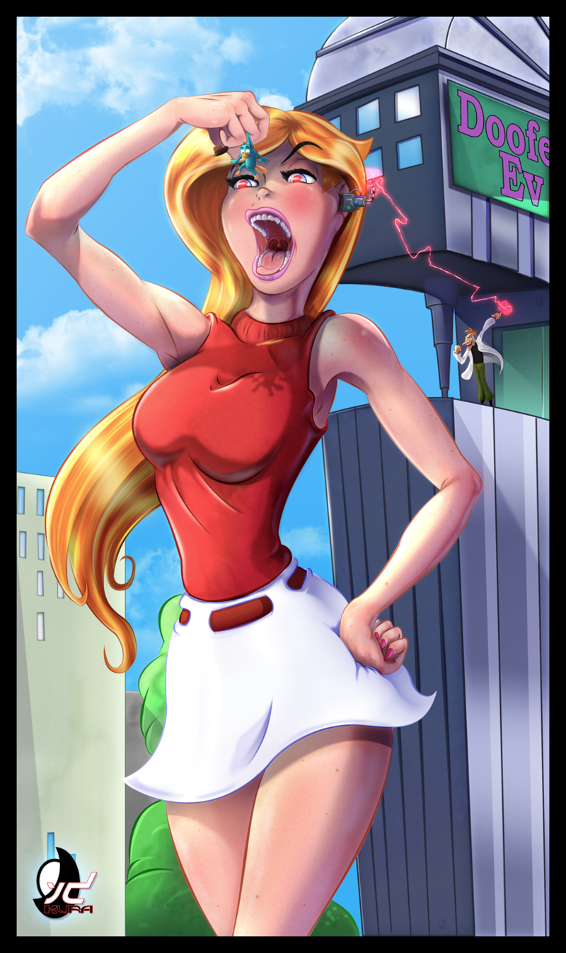 Финес и Ферб Ванесса в купальнике 18