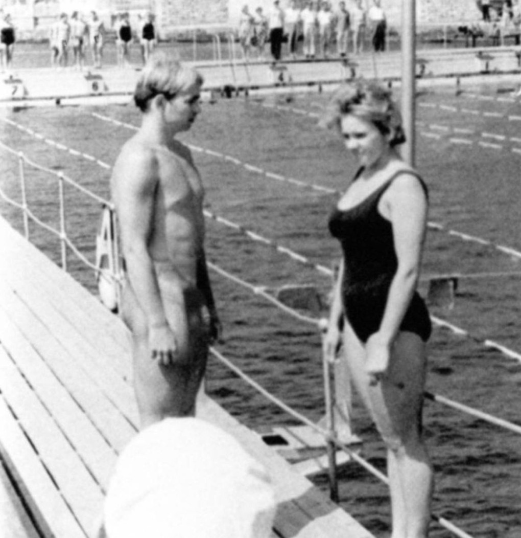 Плавание в YMCA 50-Е годы ретро