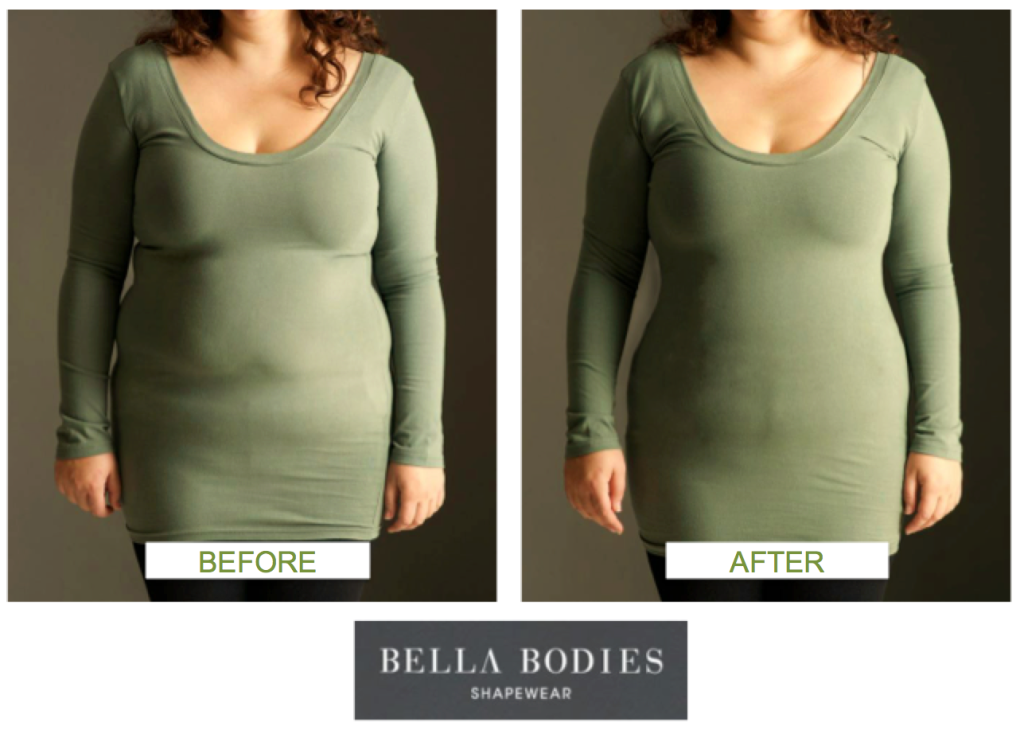 Shapewear before after