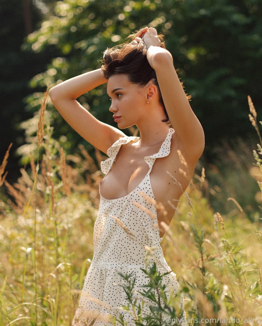 Алина Ландо фотомодель ню