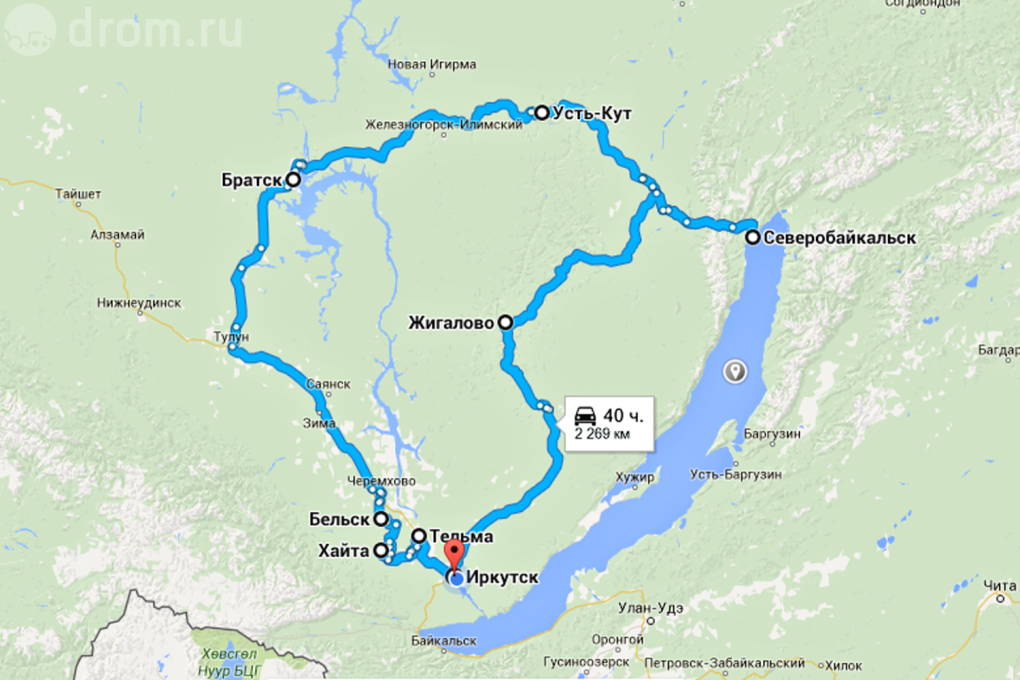 Усть-Кут Иркутск на карте
