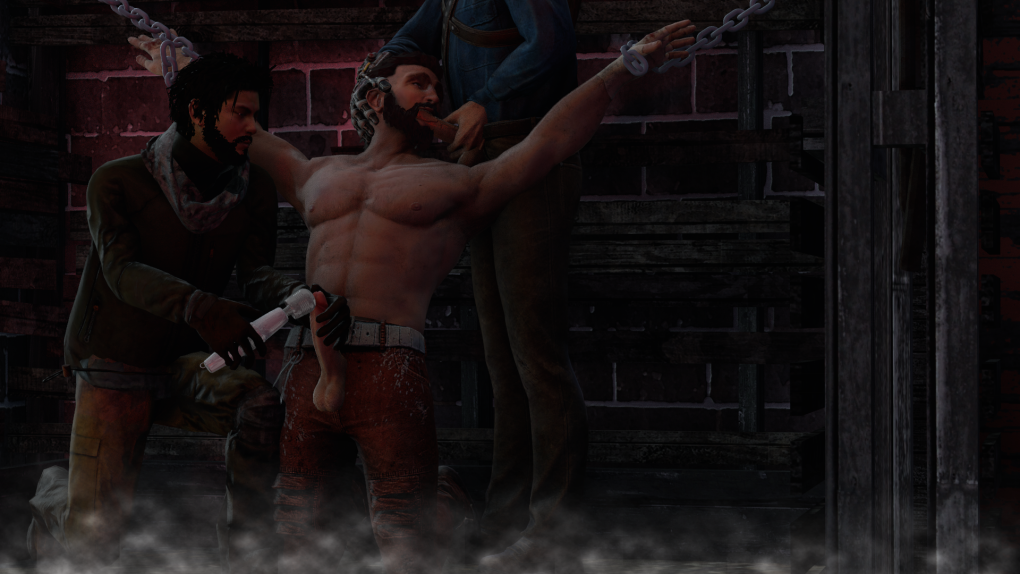 Голый Дэвид Кинг из Dead by Daylight