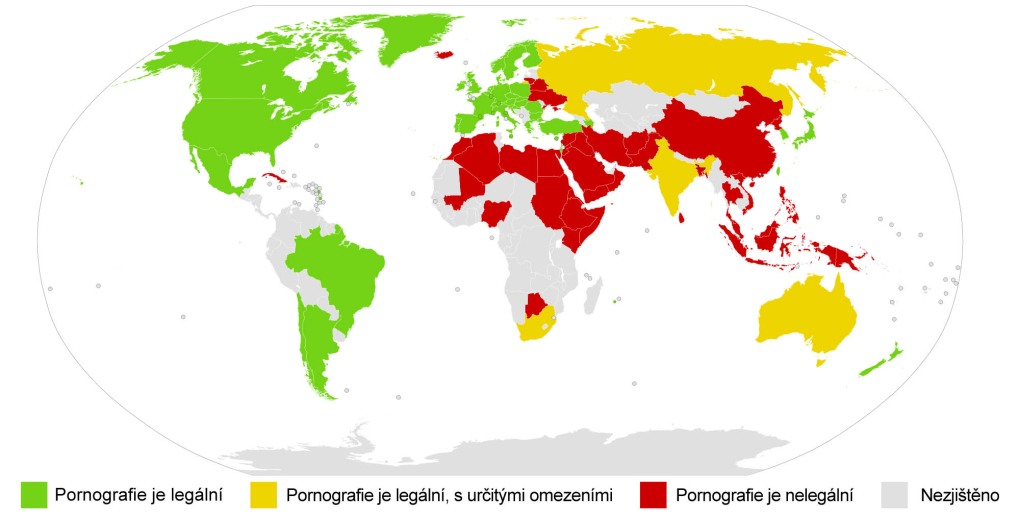 Правовой статус порнографии в странах мира