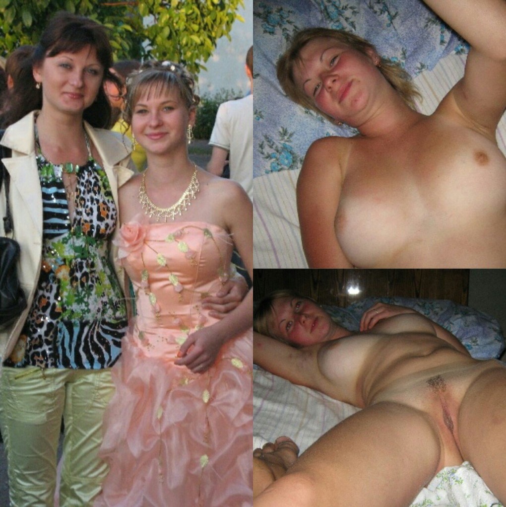 Одетые и раздетые зрелые пары