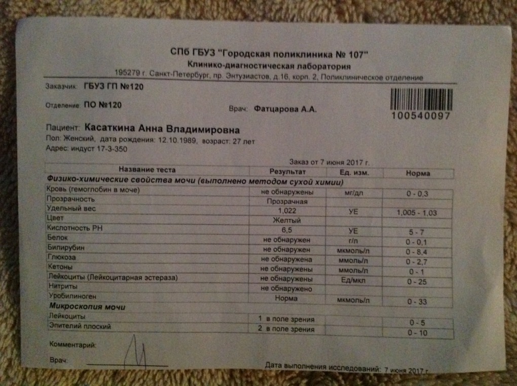 Исследование влагалищных мазков норма
