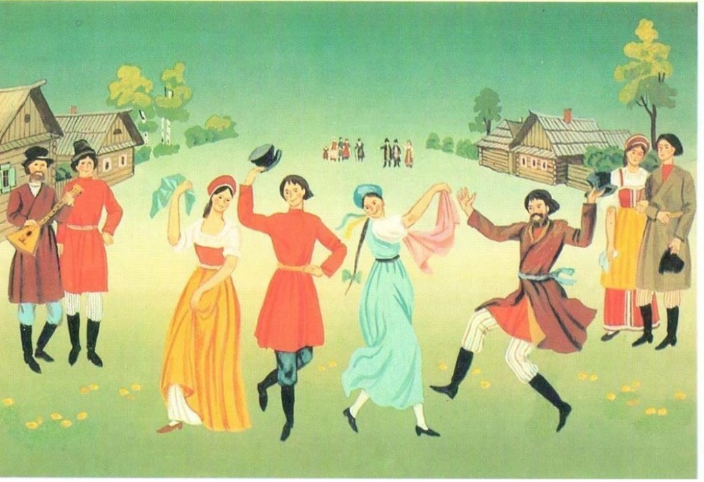 Камаринская танец картина
