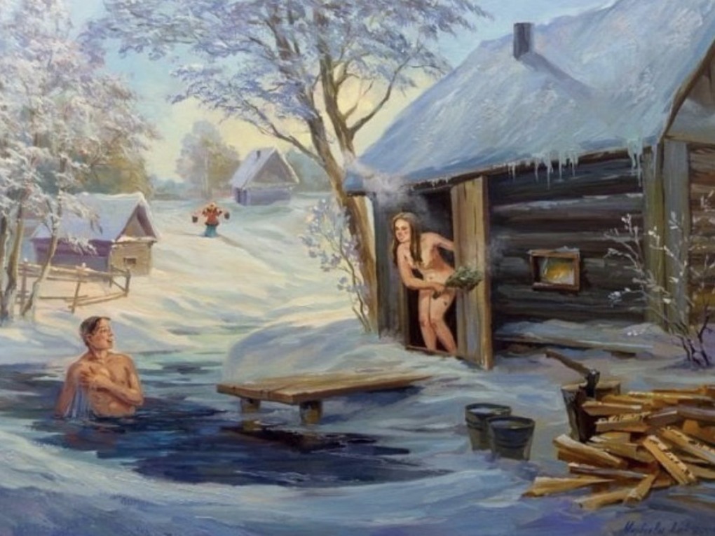 Оксимирон с бабулями в ванне