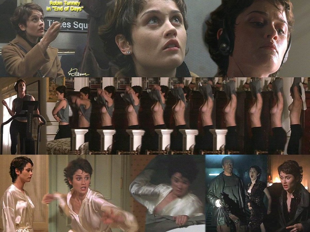 Робин Танни без трусов