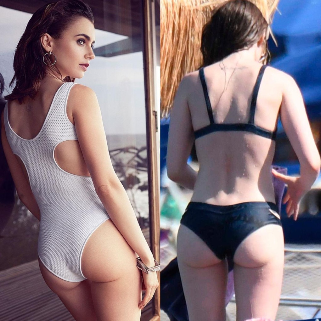 Лили Коллинз горячие