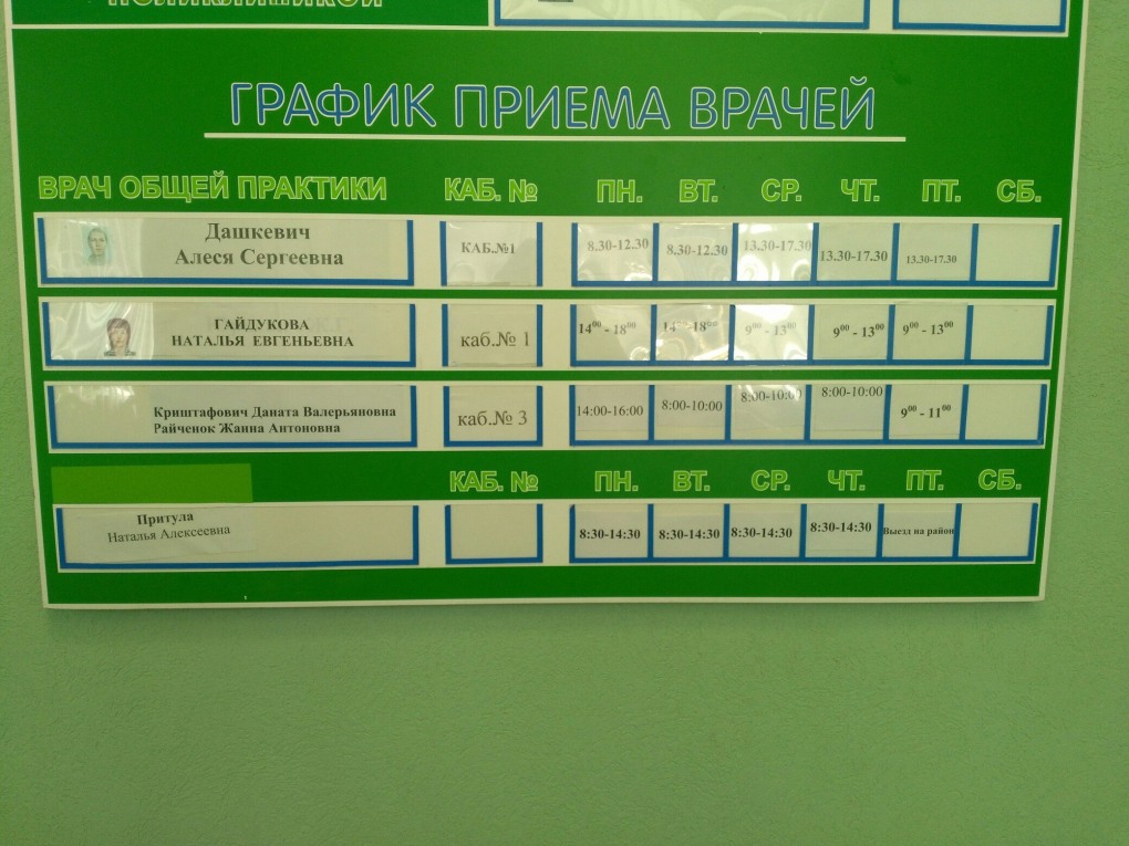 Расценки операций