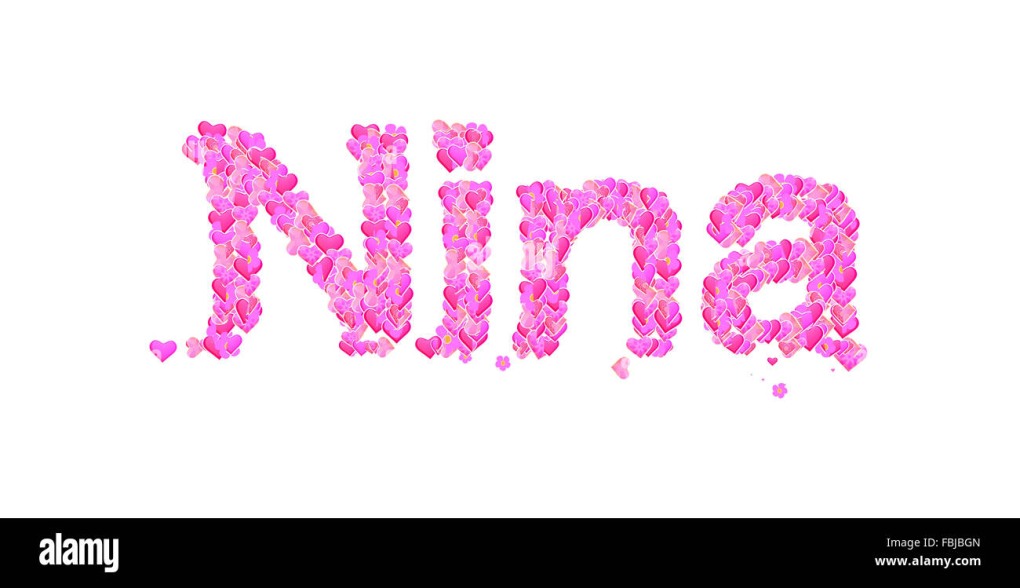 Нина надпись