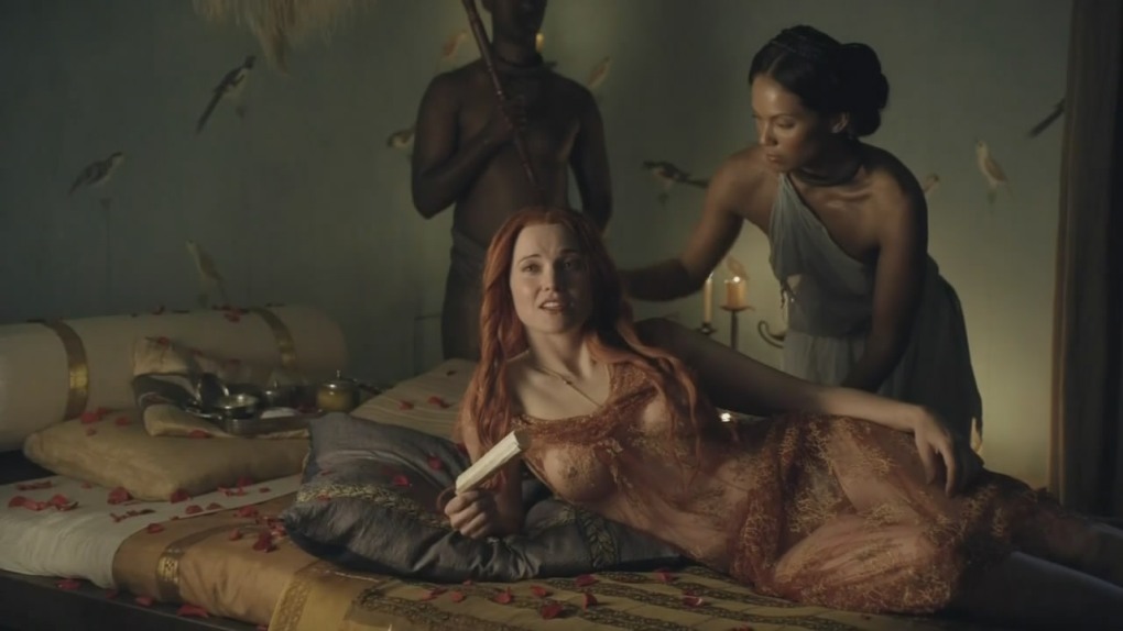 Люси Лоулесс Спартак кровь и песок nude
