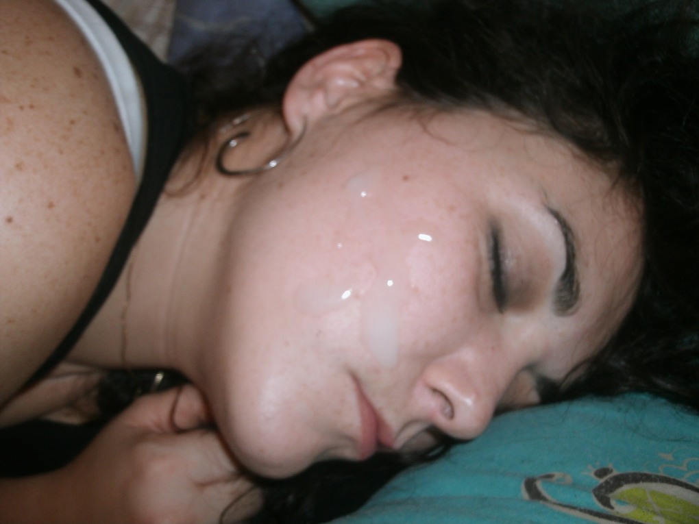 Sleeping facial hot teen gets cummed on while sleeping гиф