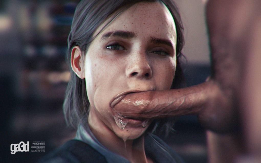 Сара Sarah the last of us Dog хентай